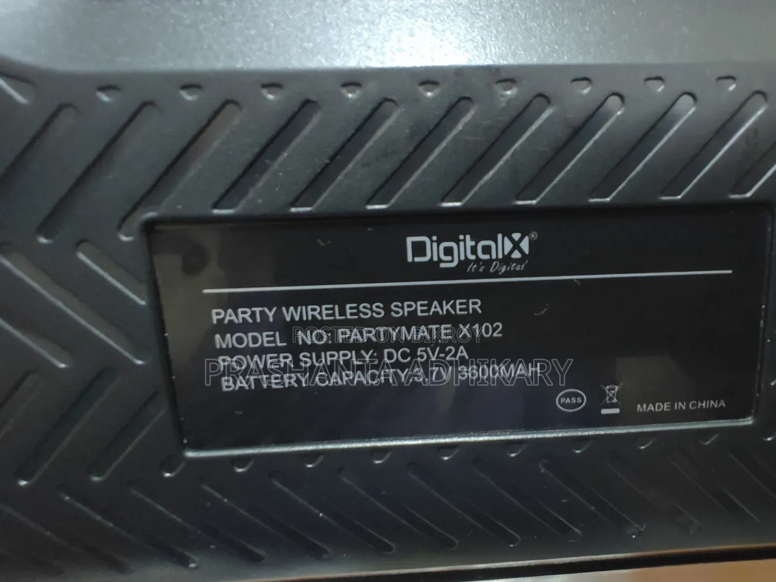 Speaker DigitalX Partymate X102 Portable Multimedia Speaker