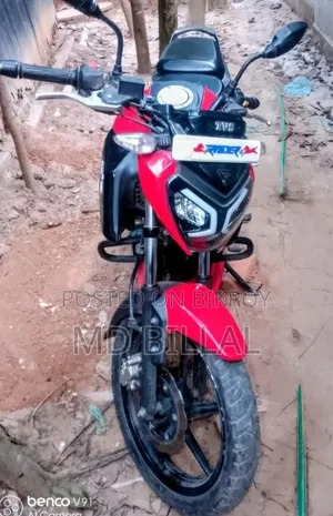টিভিএস রাইডার ১২৫ ২০২২ লাল