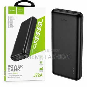 Hoco J72A 20000mAh Power Bank – Dual USB Fast Charging