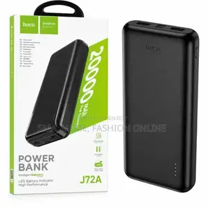 Hoco J72A 20000mAh Power Bank – Dual USB Fast Charging
