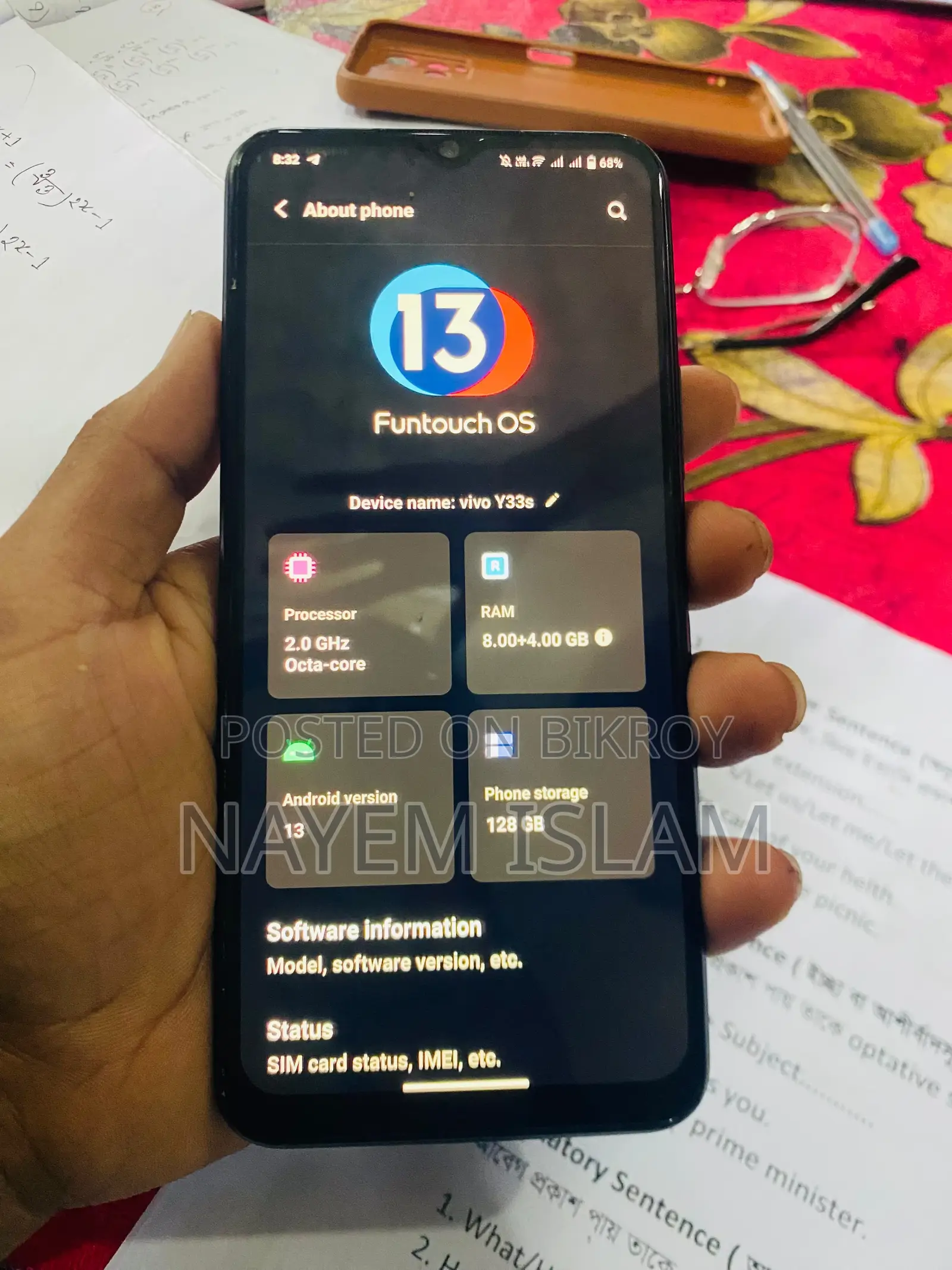 Vivo Y33s 128 GB Blue