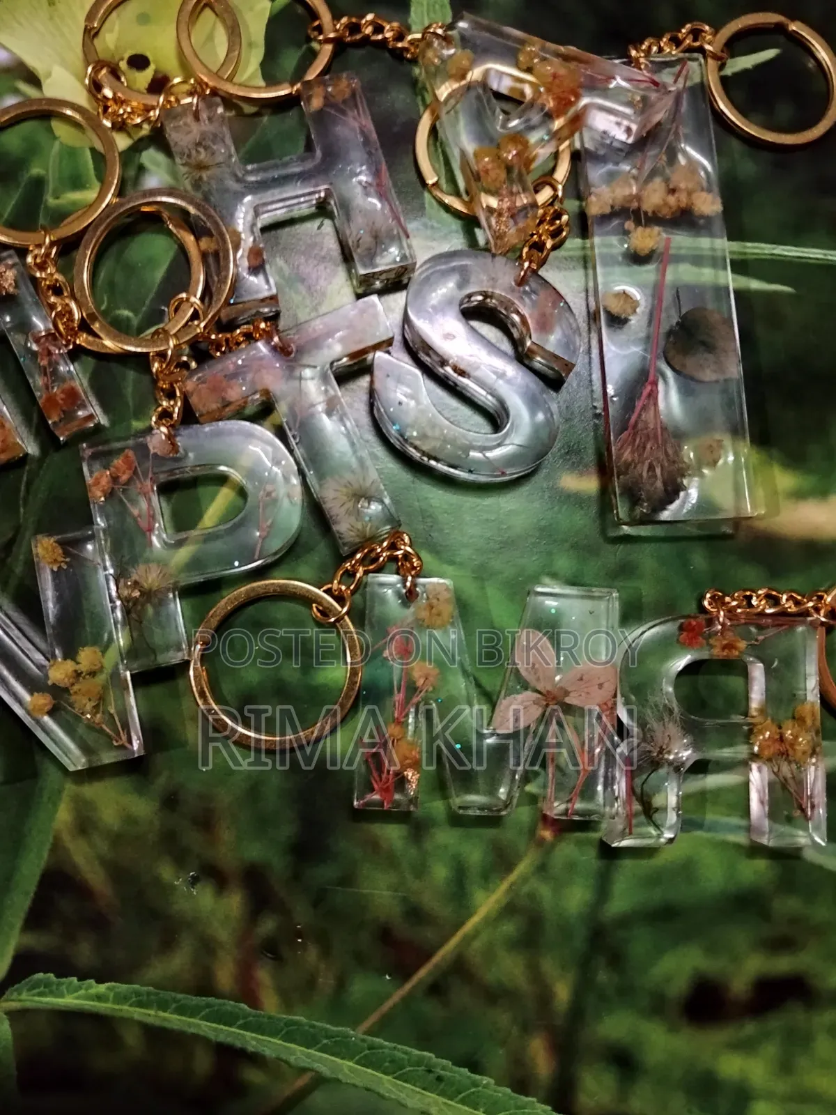 হ্যান্ডমেইড রেজিন কী রিং