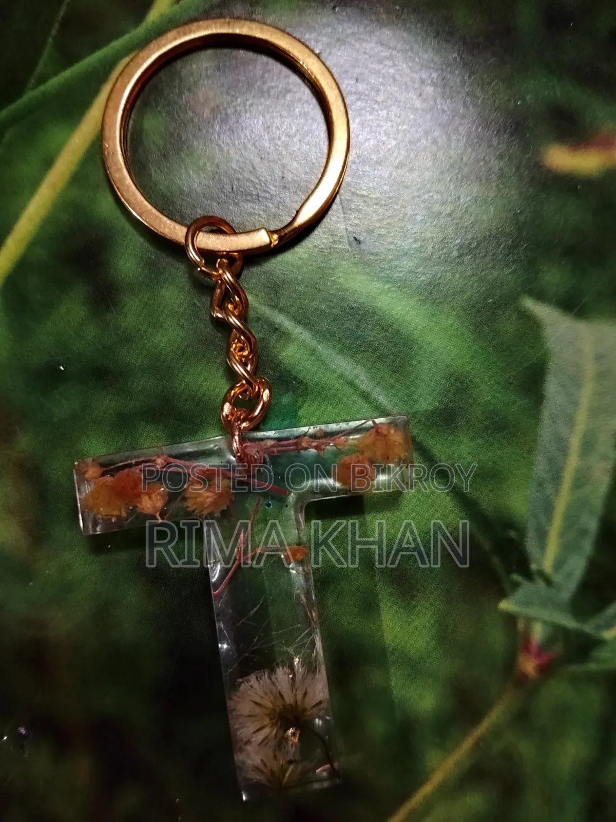 হ্যান্ডমেইড রেজিন কী রিং