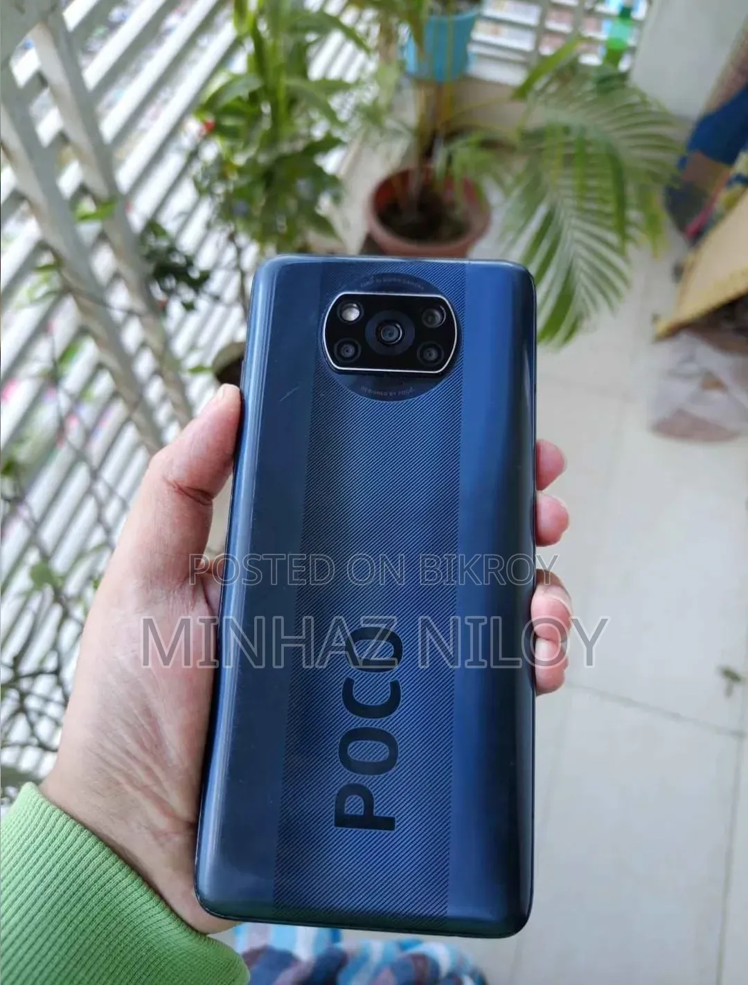 শাওমি পোকো এক্স৩ এনএফসি ১২৮ জিবি ব্লু