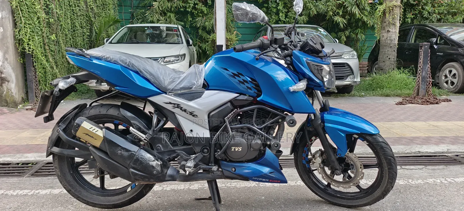 New TVS Apache RTR 160 4V 2020 Blue