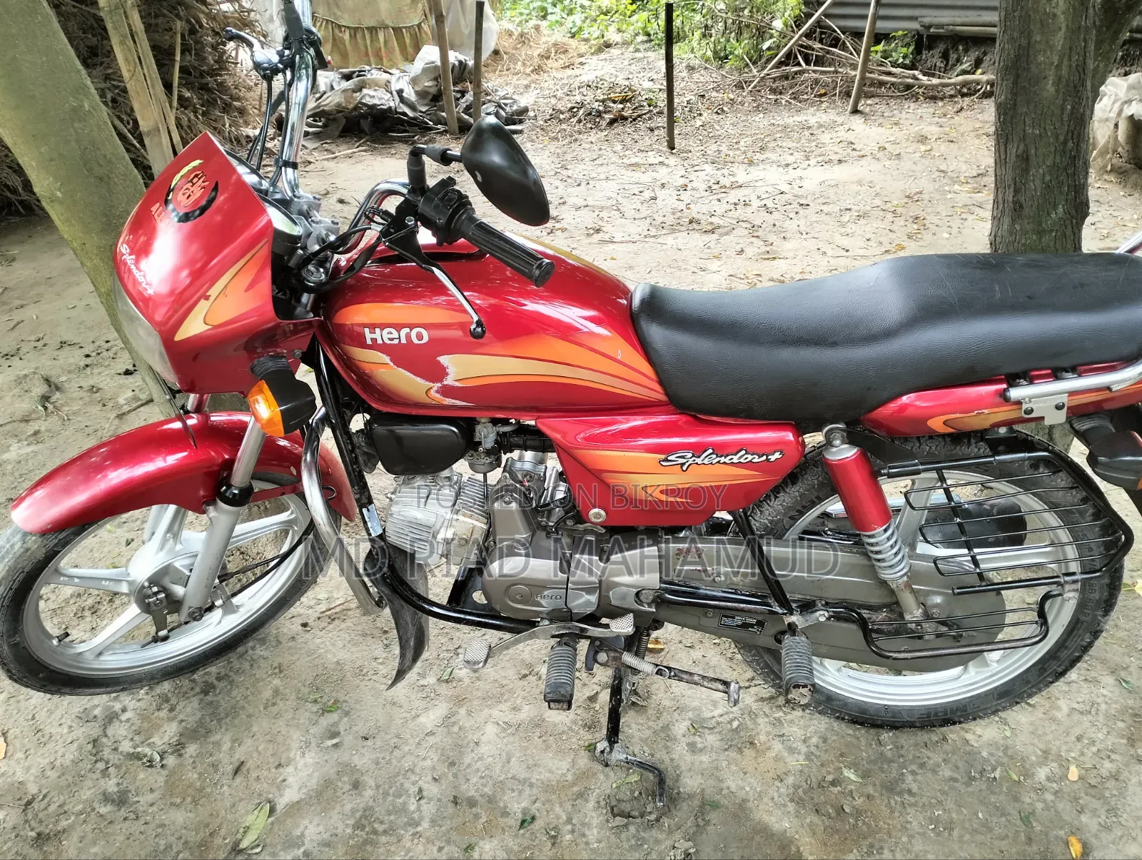 হিরো স্প্লেন্ডার প্লাস ২০১৯ লাল