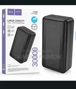 Hoco J165B 30000mAh 4-Port Power Bank – Large Capacity