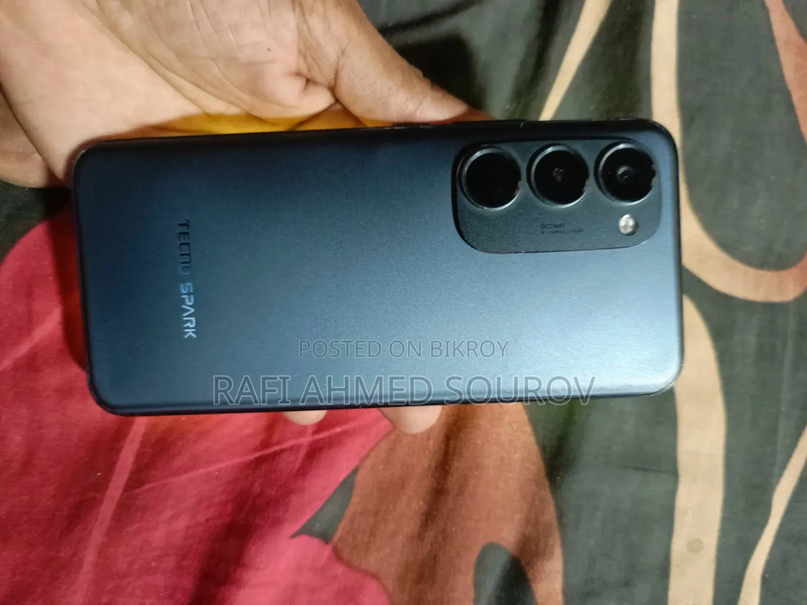 টেকনো স্পার্ক ৪০ প্রো+ ২৫৬ জিবি কালো