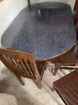 আসল সেগুন কাঠের ডাইনিং টেবিল