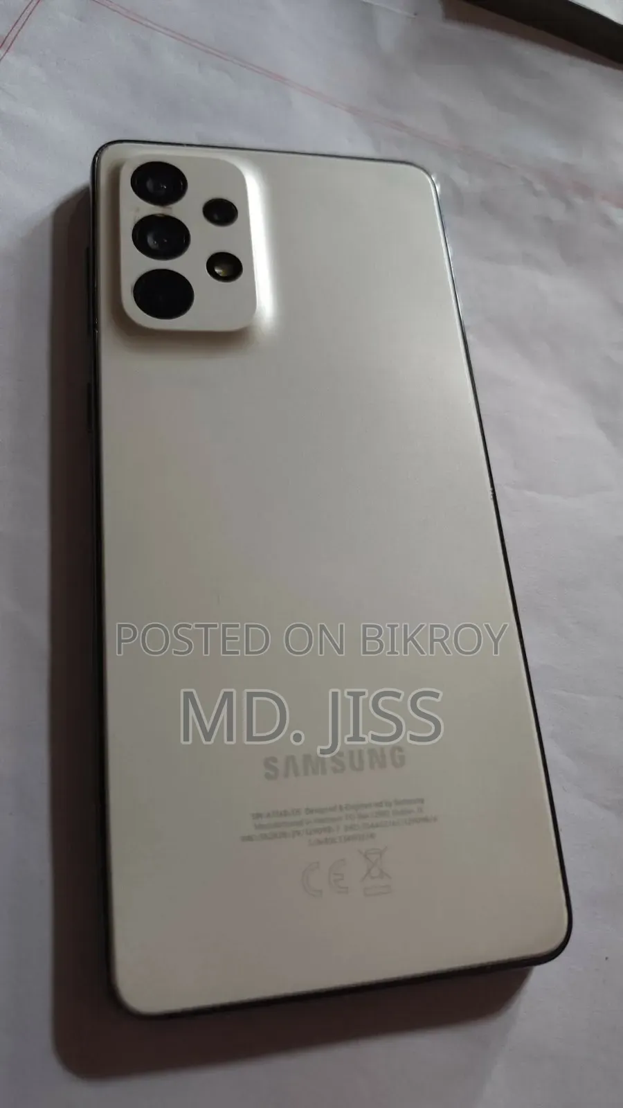 স্যামসাং গ্যালাক্সি এ৭৩ ৫জি ১২৮ জিবি হোয়াইট