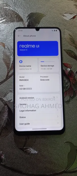 Realme Note 50 64 GB Blue