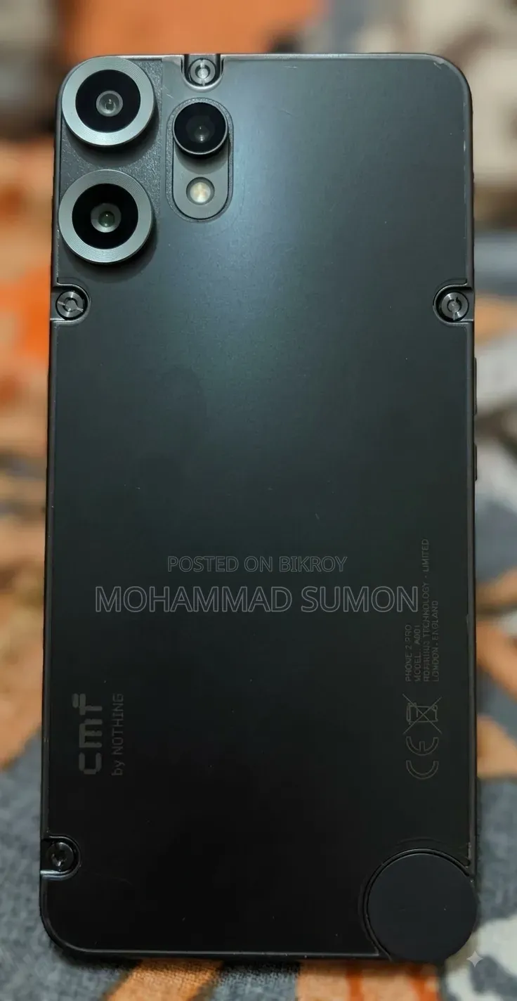 নাথিং ফোন সিএমএফ ফোন ২ প্রো ১২৮ জিবি ব্ল্যাক