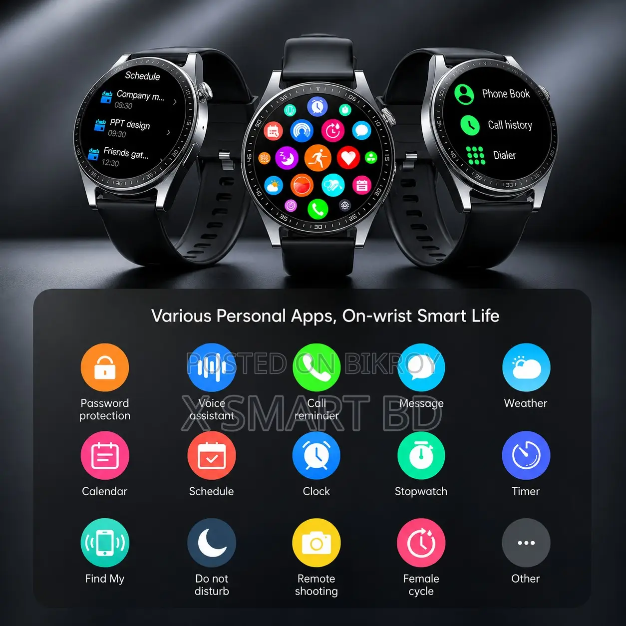 JOYROOM JR-FC2 Classic Series Smart Watch (Answer/Make Call)-B2b