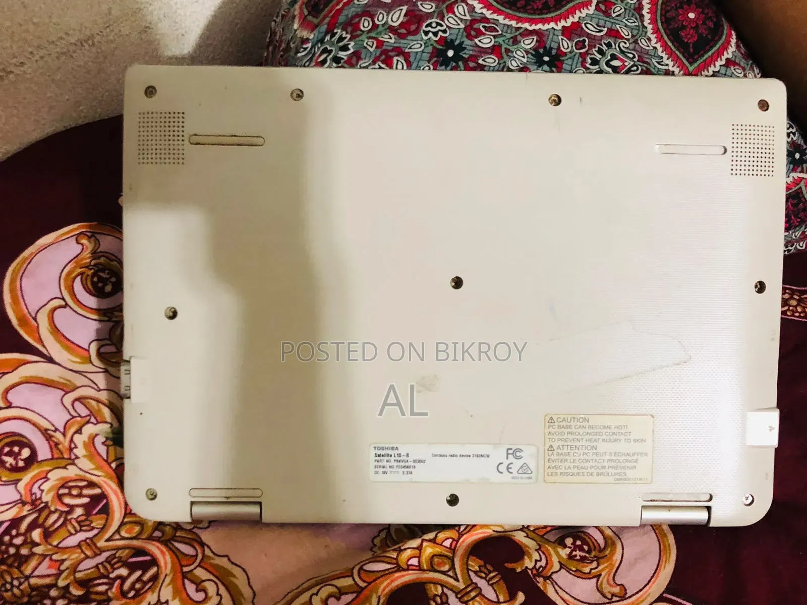 Laptop Toshiba Satellite L40 4GB Intel Celeron HDD 500GB