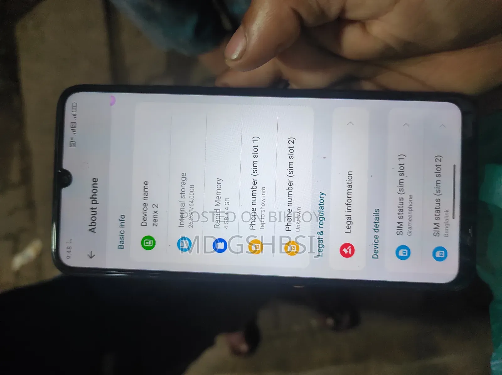 Walton ZENX 2 64 GB Orange