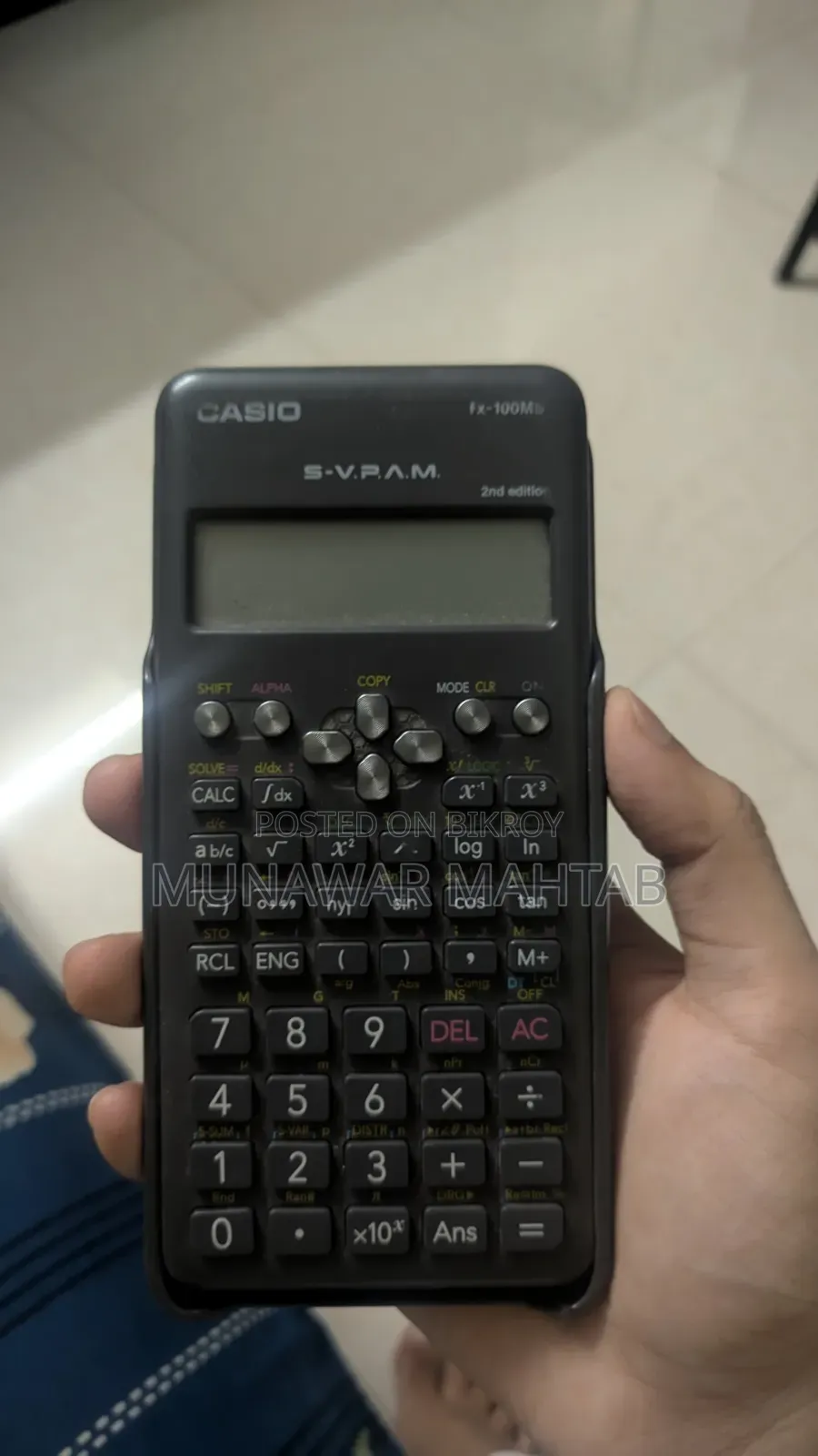 Casio 100 Ms Calculator s.v.p.a.m 2nd Edition
