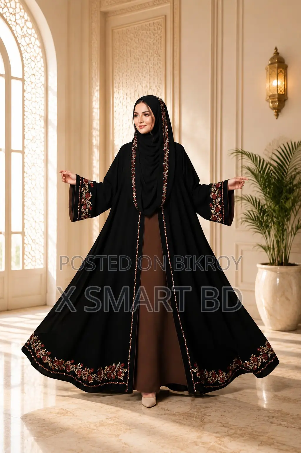 Premium Two-Piece Embroidered Koti Set