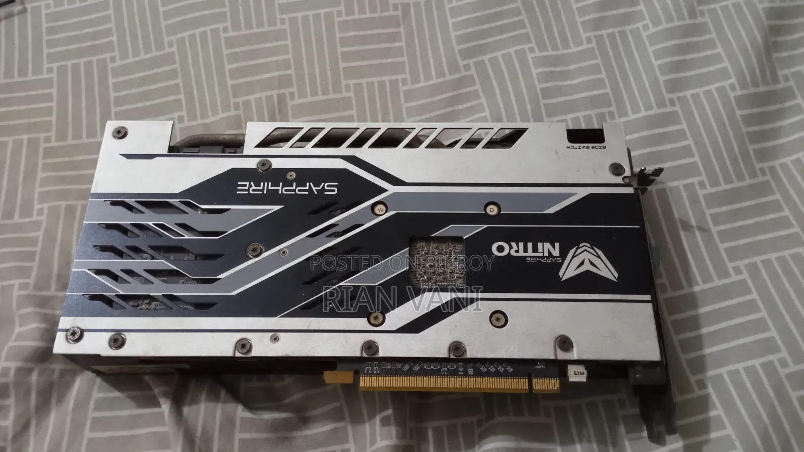 Sapphire NITRO+ Radeon RX 580 বিক্রি করবো