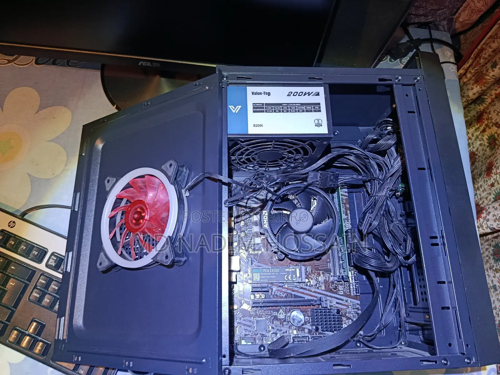 Desktop Computer MSI model 16GB AMD Ryzen 5 SSD 256GB