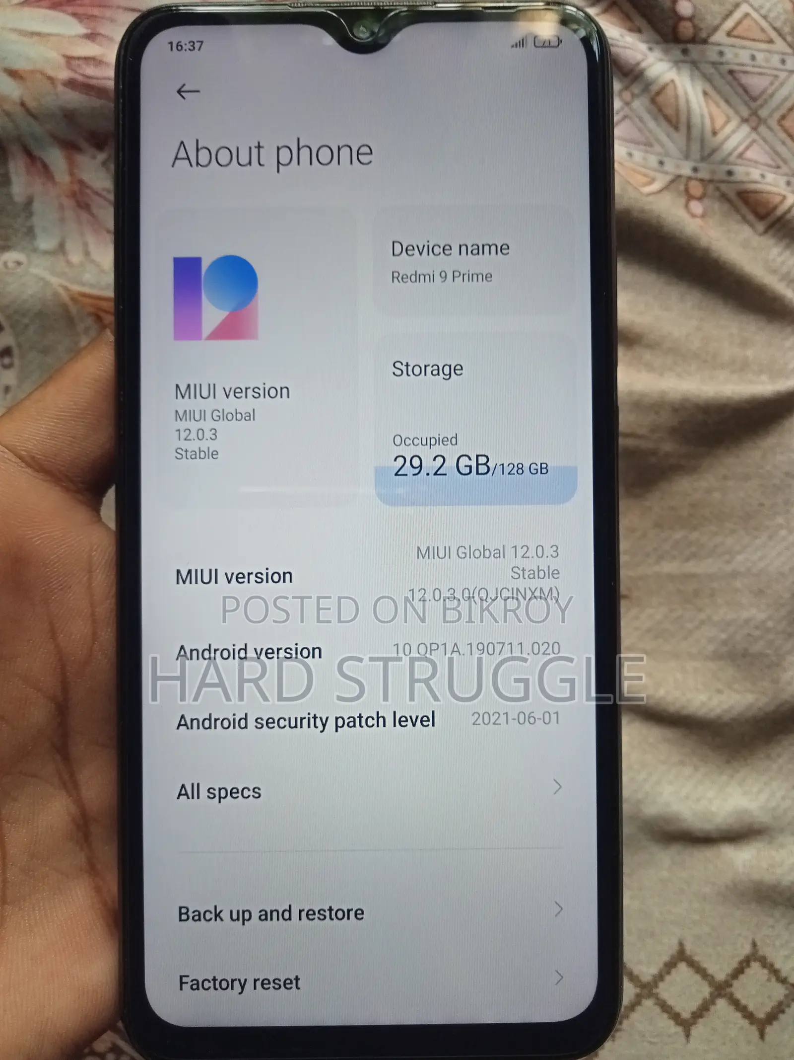 EL 128 GB Graphite