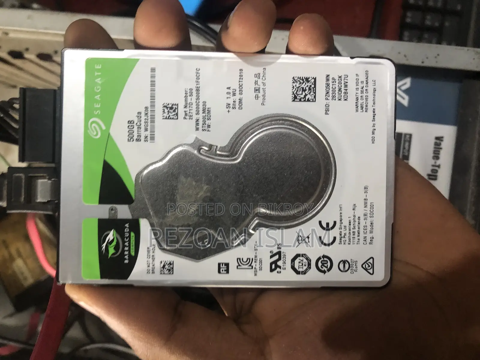 Seagate 500GB Hard Disk (Laptop/Desktop)