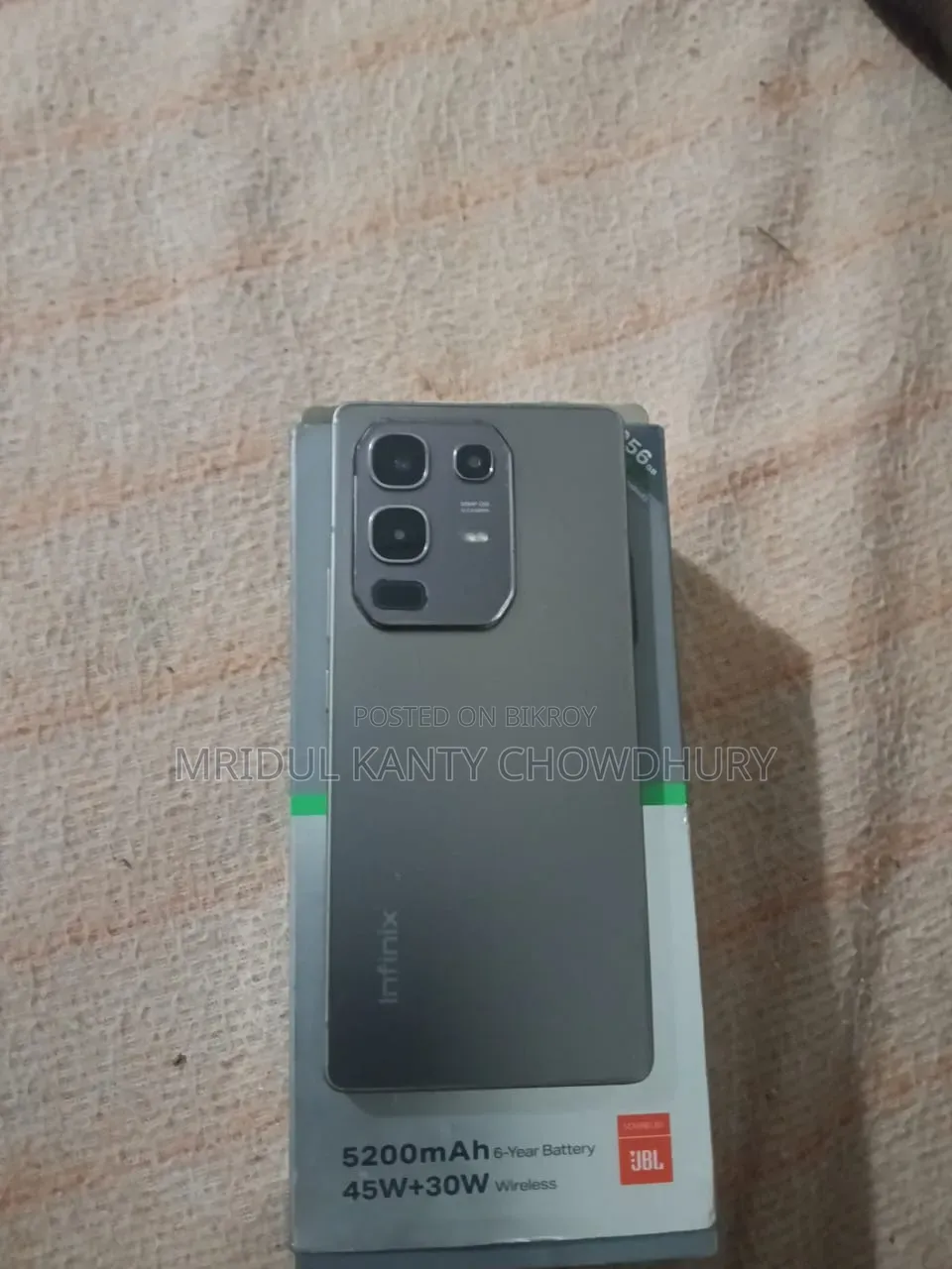 ইনফিনিক্স নোট ৫০ ৪জি ২৫৬ জিবি গ্রে
