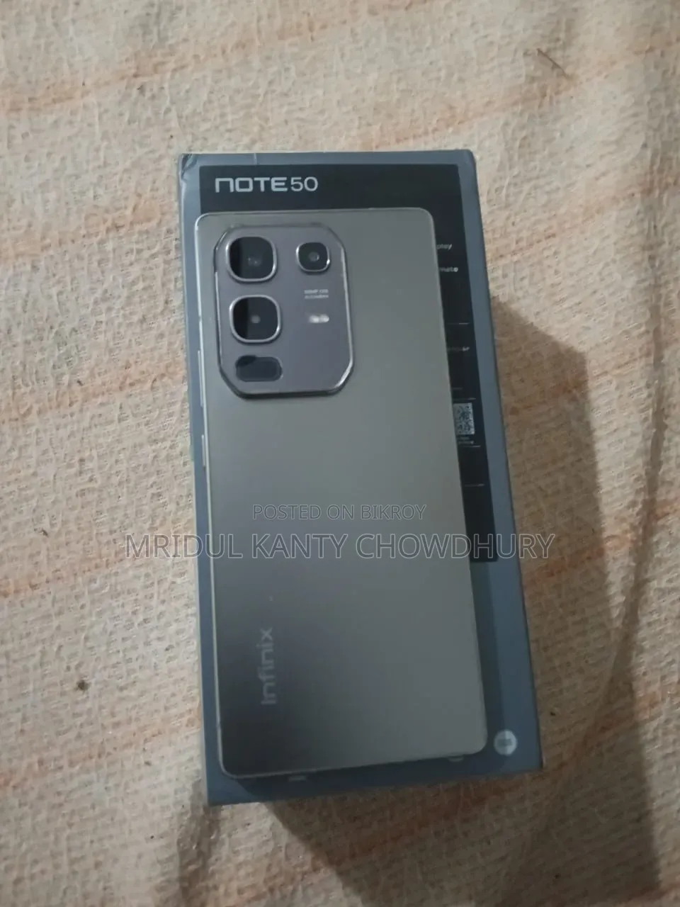 ইনফিনিক্স নোট ৫০ ৪জি ২৫৬ জিবি গ্রে