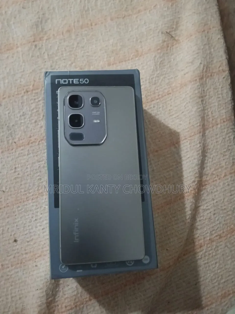 ইনফিনিক্স নোট ৫০ ৪জি ২৫৬ জিবি গ্রে