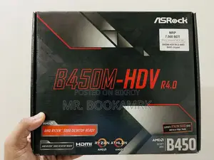 Asrock Motherboard B450m HDV