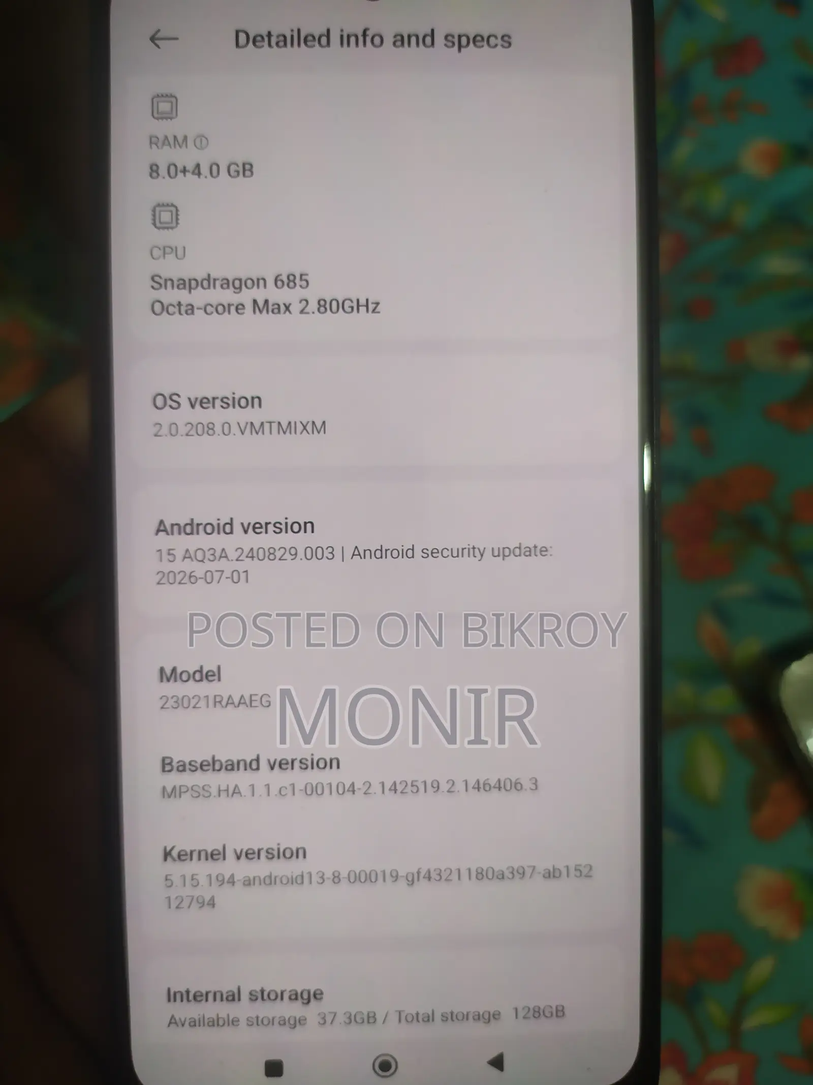 Xiaomi Redmi Note 12 128 GB Black