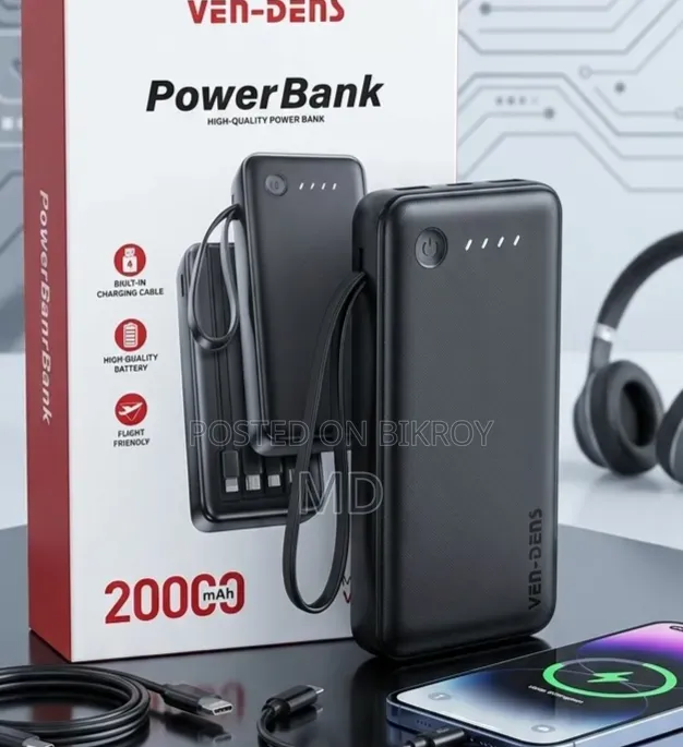 Ven-Dens 20,000 mAh Premium Power Bank