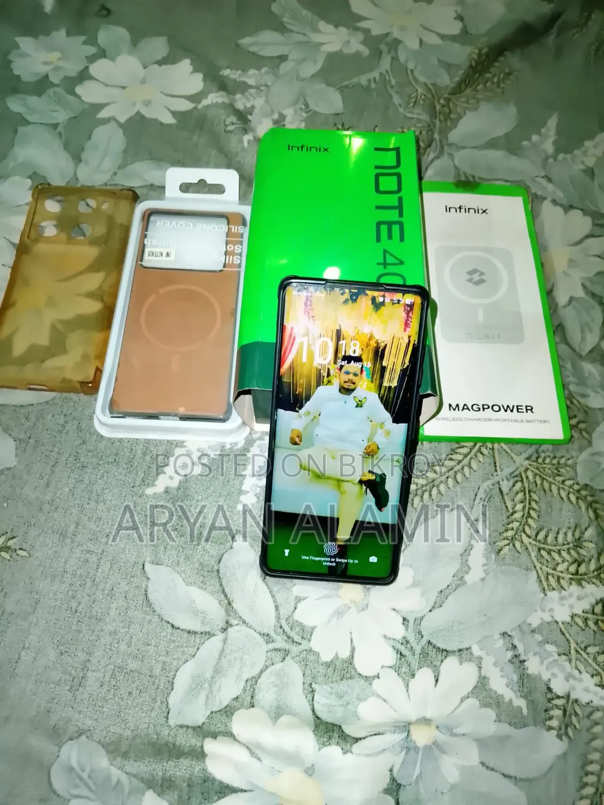 ইনফিনিক্স নোট ৪০ প্রো ২৫৬ জিবি গোল্ড