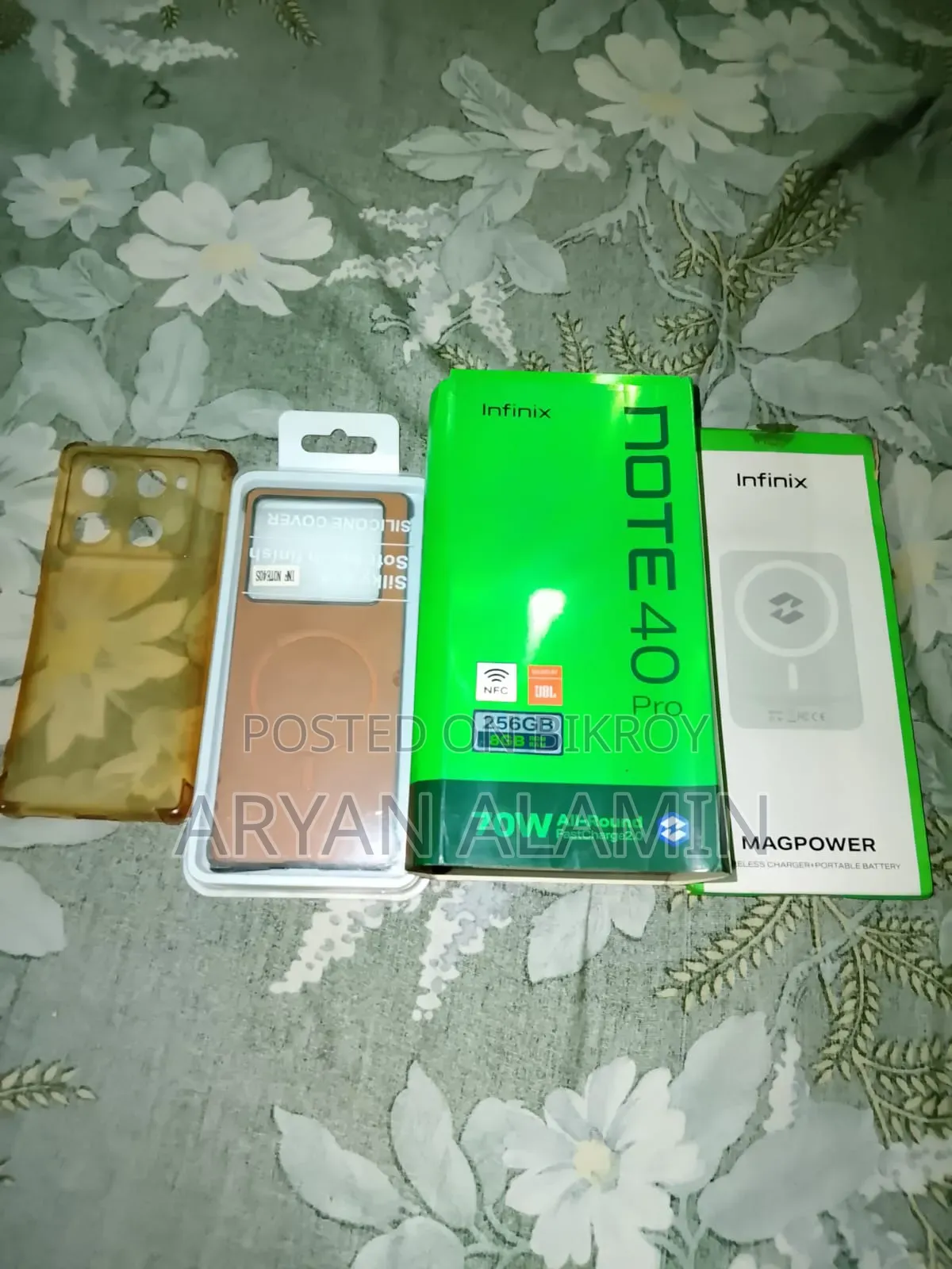 ইনফিনিক্স নোট ৪০ প্রো ২৫৬ জিবি গোল্ড