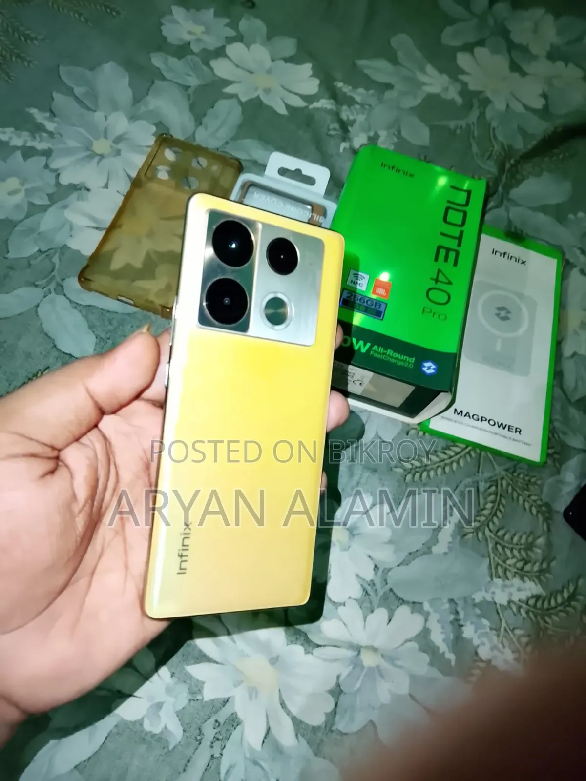 ইনফিনিক্স নোট ৪০ প্রো ২৫৬ জিবি গোল্ড