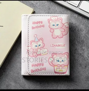 3Pis Cute Mini Wallet for Girls | Cute Kuromi Card - PU Leather
