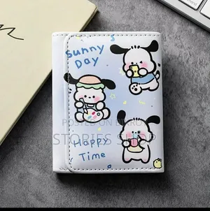 3Pis Cute Mini Wallet for Girls | Cute Kuromi Card - PU Leather