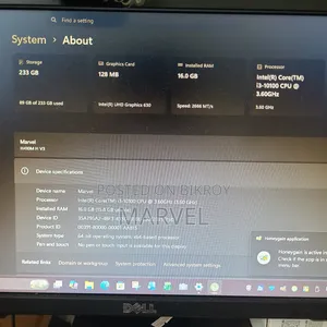 Desktop Computer Gigabyte 16GB Intel Core i3 SSD 256GB