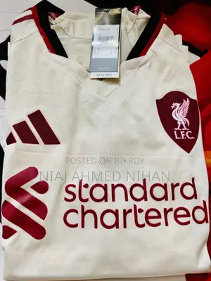Liverpool 25/26 Away Player Edition Full Sleeve Jersey Brand New