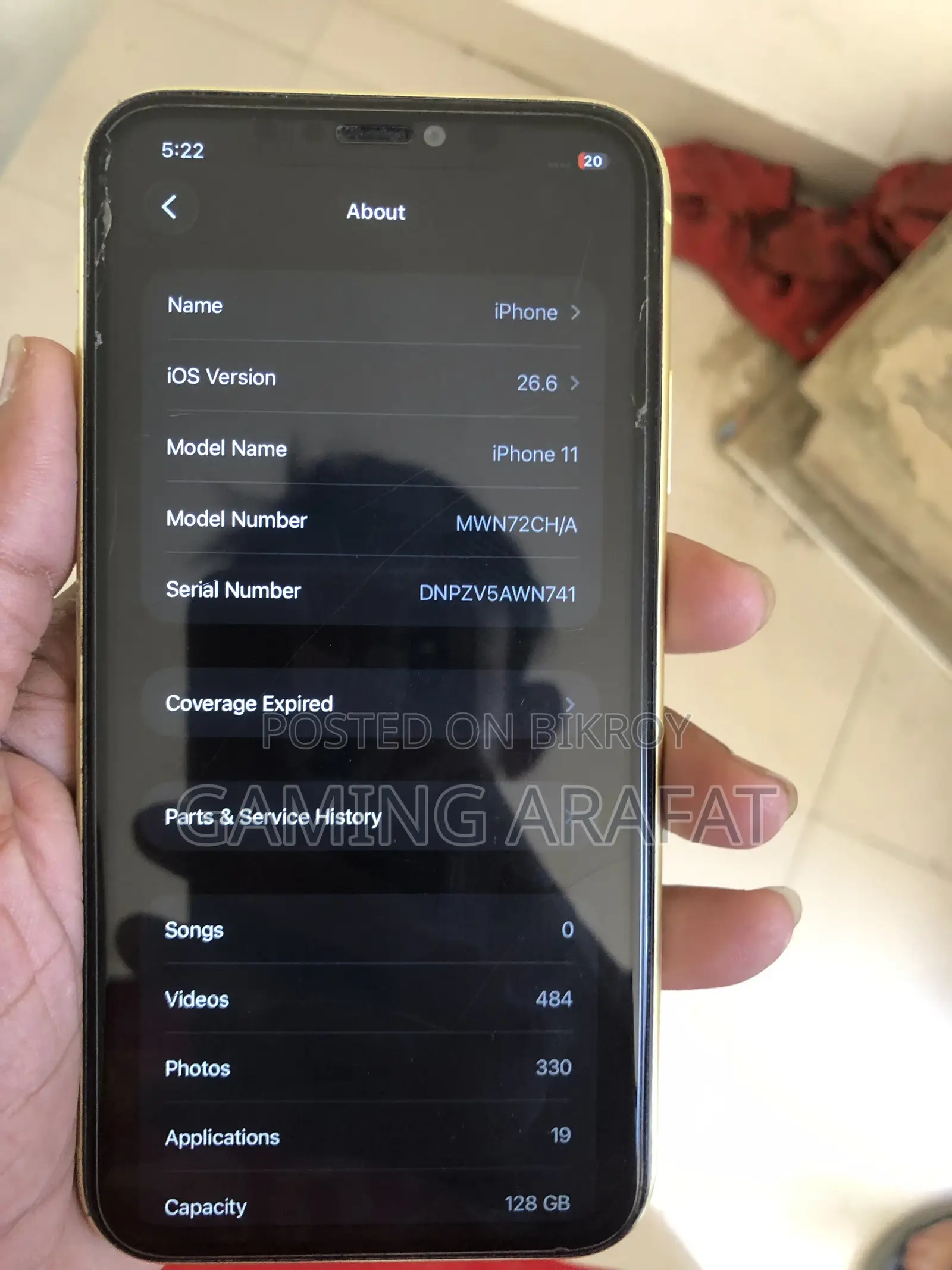 Apple iPhone 11 128 GB Yellow