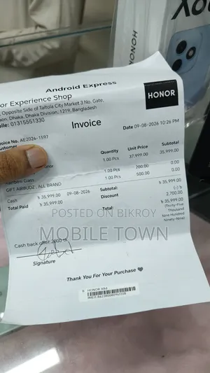 New Honor 256 GB Black