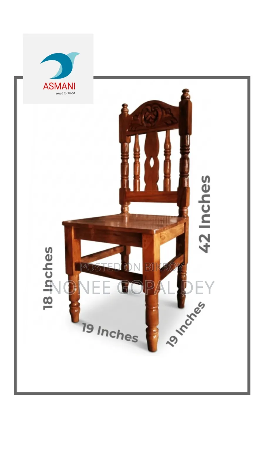 Chair - Solid Wooden Chair