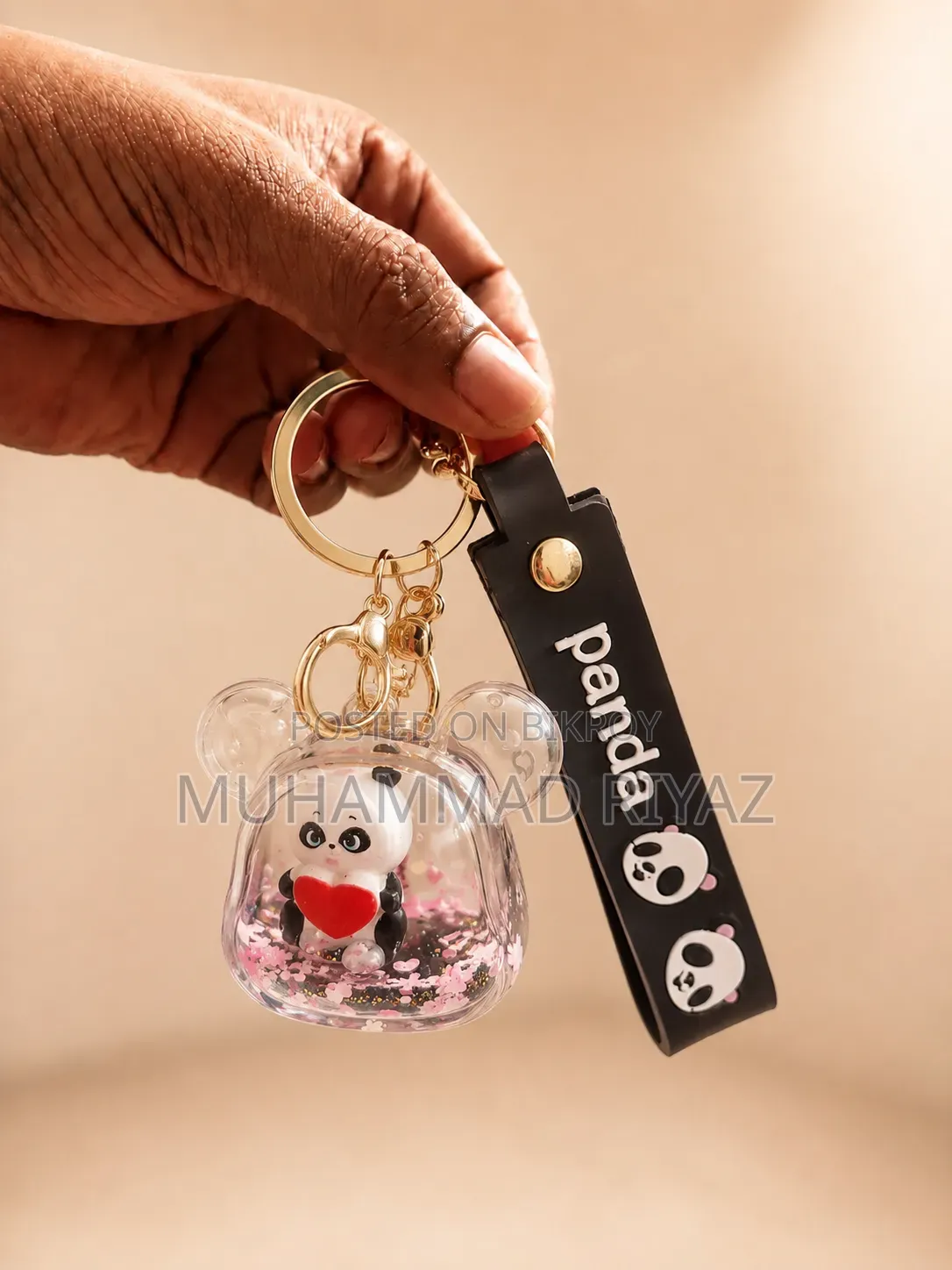 Cute Panda Keychain Adorable Animal Keyring Men and Women Gift Item