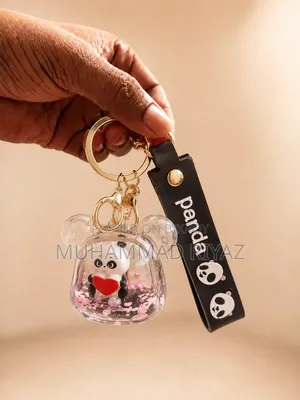 Cute Panda Keychain Adorable Animal Keyring Men and Women Gift Item
