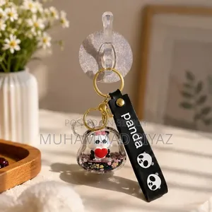 Cute Panda Keychain Adorable Animal Keyring Men and Women Gift Item