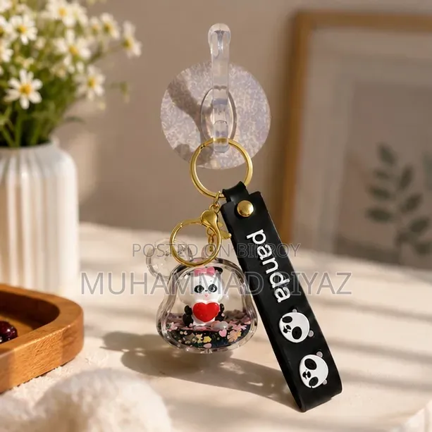 Cute Panda Keychain Adorable Animal Keyring Men and Women Gift Item