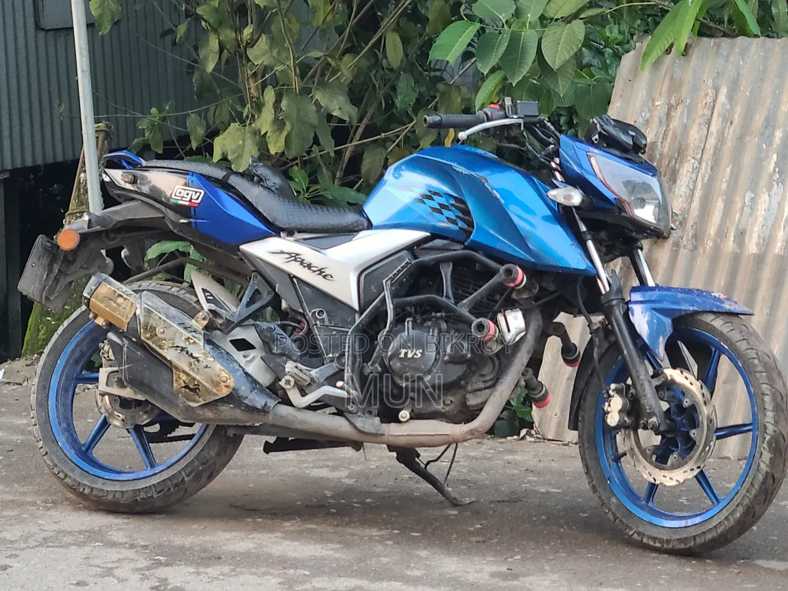 TVS Apache RTR 160 4V 2020 Blue
