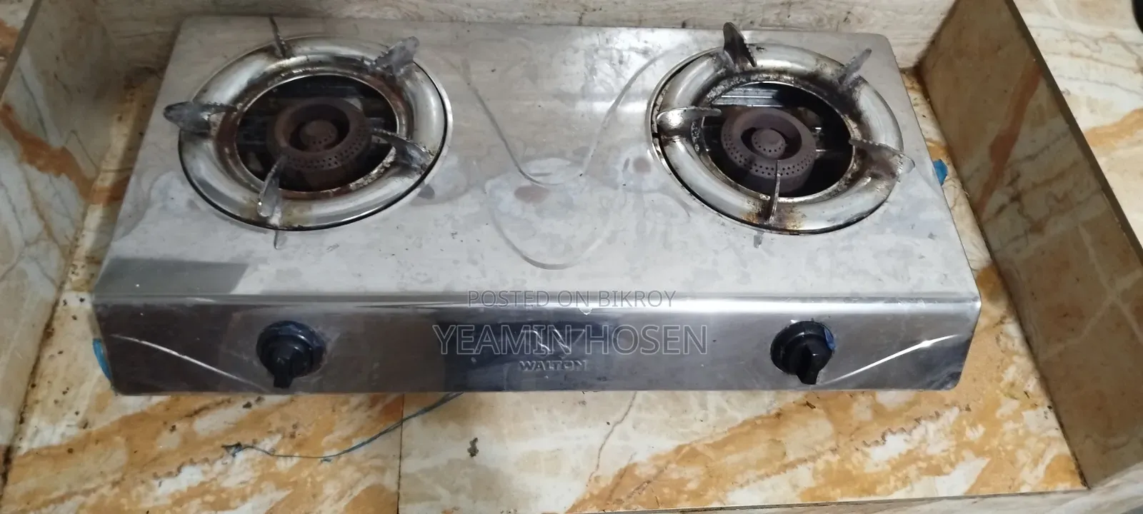 Walton Double Burner Gas Stove | Used Only 2 Months | Good Condition