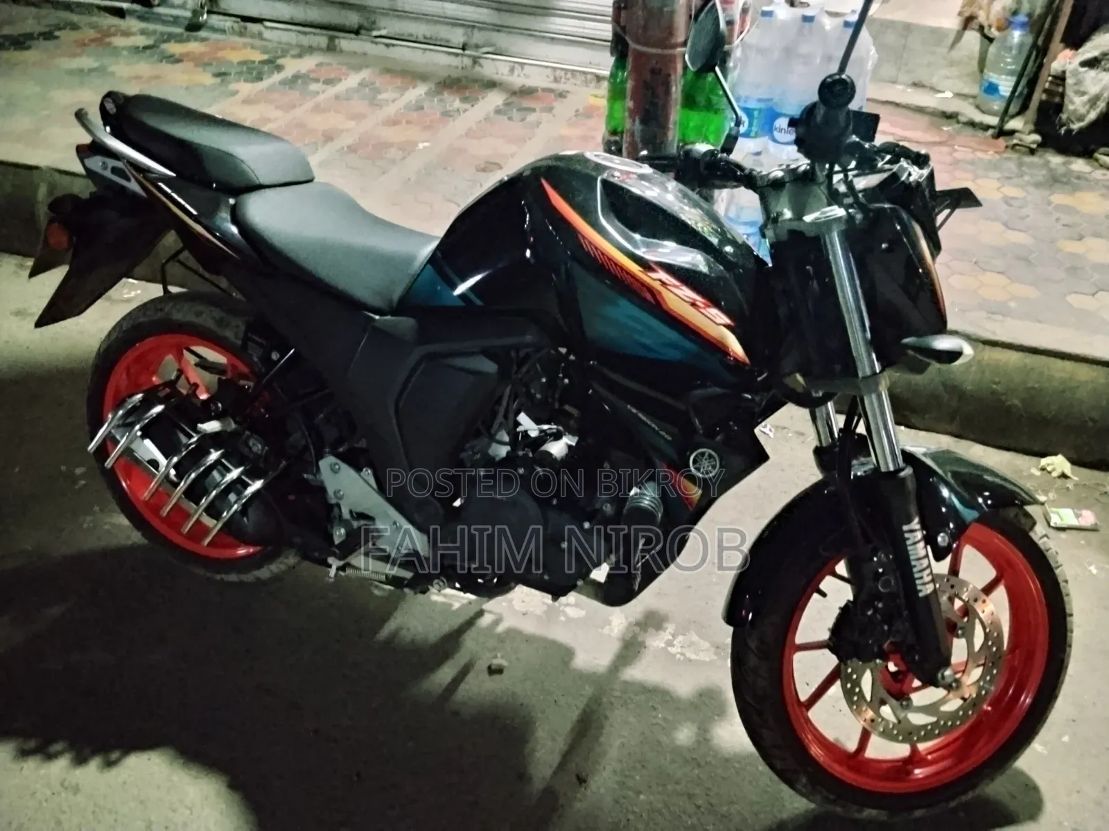 নতুন ইয়ামাহা এফজেডএস ভি২ ২০২৬ কালো