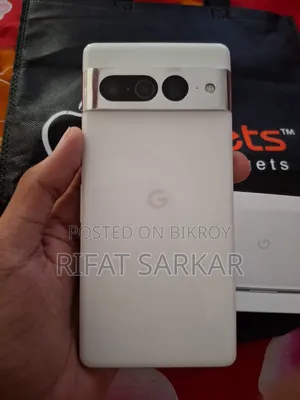 নতুন গুগল পিক্সেল ৭ প্রো ১২৮ জিবি সাদা