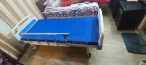 3 Function Manual Hospital Patient Bed With Mattress | Medical Bed